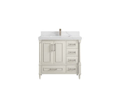 Aberdeen 36 in. W x 22 in. D Center Sink Bathroom Vanity - photo 16