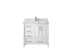 Aberdeen 36 in. W x 22 in. D Center Sink Bathroom Vanity - photo 34