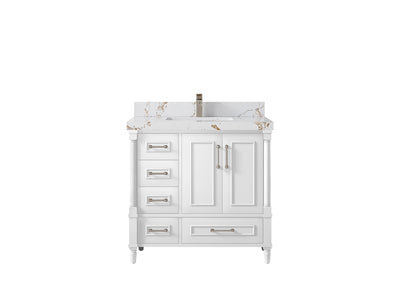 Aberdeen 36 in. W x 22 in. D Center Sink Bathroom vanity - Willow Bath and Vanity