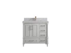 Aberdeen 36 in. W x 22 in. D Center Sink Bathroom Vanity - photo 30