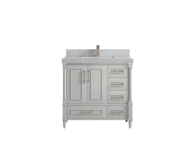 Aberdeen 36 in. W x 22 in. D Center Sink Bathroom Vanity - Willow Bath and Vanity