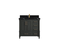 Aberdeen 36 in. W x 22 in. D Center Sink Bathroom Vanity - photo 8