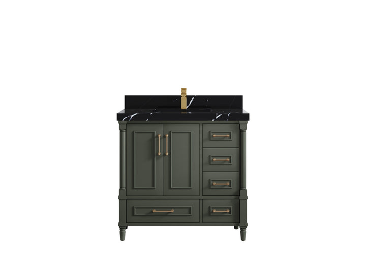Aberdeen 36 in. W x 22 in. D Center Sink Bathroom Vanity - photo 8