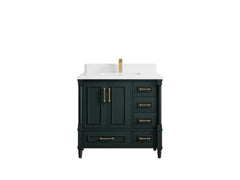 Aberdeen 36 in. W x 22 in. D Center Sink Bathroom Vanity - photo 24