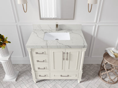 Aberdeen 36 in. W x 22 in. D Center Sink Bathroom Vanity - Willow Bath and Vanity