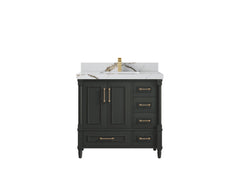 Aberdeen 36 in. W x 22 in. D Center Sink Bathroom Vanity - photo 14