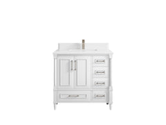 Aberdeen 36 in. W x 22 in. D Center Sink Bathroom Vanity - photo 24