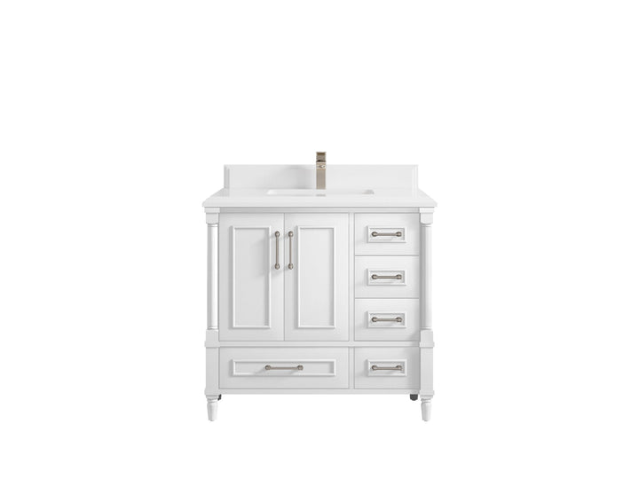 Aberdeen 36 in. W x 22 in. D Center Sink Bathroom Vanity - photo 24