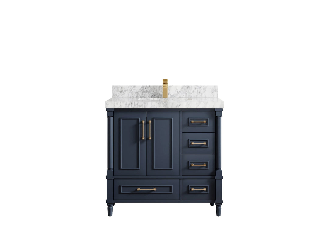 Aberdeen 36 in. W x 22 in. D Center Sink Bathroom Vanity - Willow Bath and Vanity