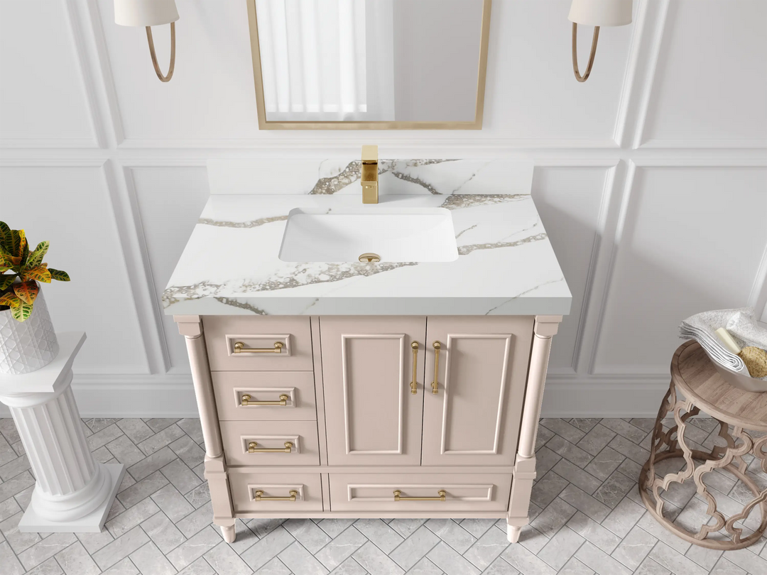 Aberdeen 36 in. W x 22 in. D Center Sink Bathroom Vanity - Willow Bath and Vanity