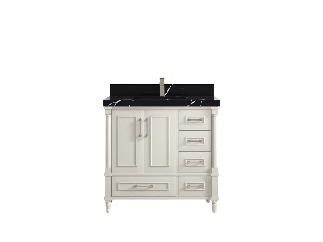 Aberdeen 36 in. W x 22 in. D Center Sink Bathroom Vanity - Willow Bath and Vanity