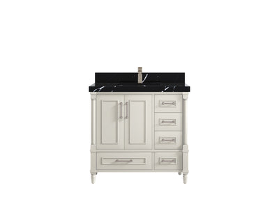 Aberdeen 36 in. W x 22 in. D Center Sink Bathroom Vanity - Willow Bath and Vanity