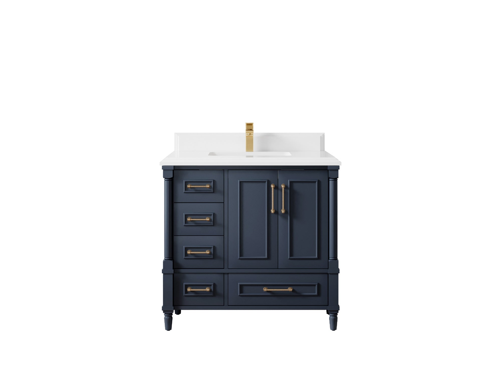 Aberdeen 36 in. W x 22 in. D Center Sink Bathroom Vanity - Willow Bath and Vanity