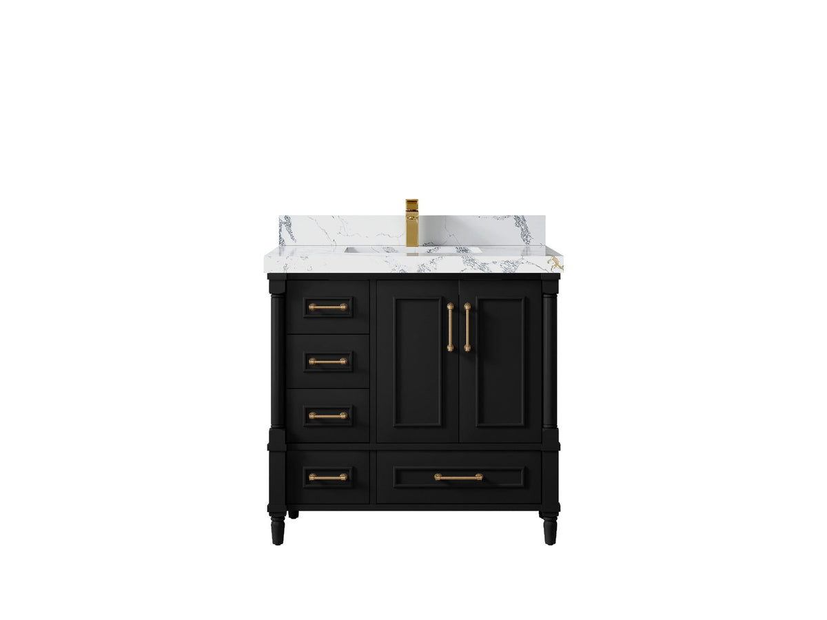 Aberdeen 36 in. W x 22 in. D Center Sink Bathroom vanity - Willow Bath and Vanity
