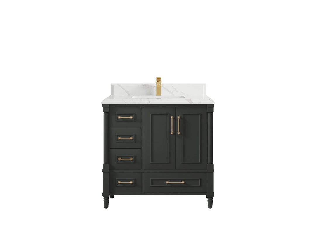 Aberdeen 36 in. W x 22 in. D Center Sink Bathroom Vanity - Willow Bath and Vanity