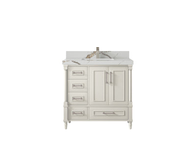 Aberdeen 36 in. W x 22 in. D Center Sink Bathroom Vanity - Willow Bath and Vanity
