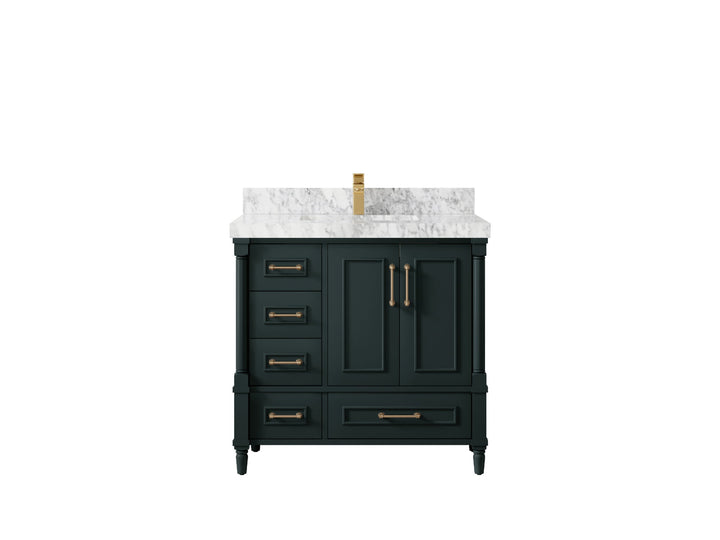 Aberdeen 36 in. W x 22 in. D Center Sink Bathroom Vanity - photo 8
