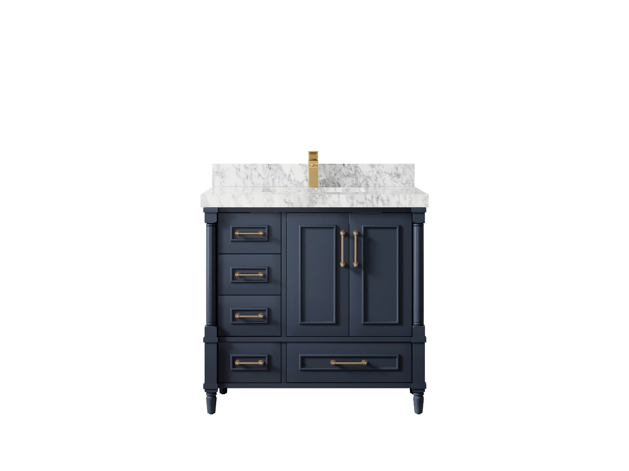 Aberdeen 36 in. W x 22 in. D Center Sink Bathroom Vanity - Willow Bath and Vanity