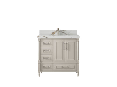 Aberdeen 36 in. W x 22 in. D Center Sink Bathroom vanity - Willow Bath and Vanity