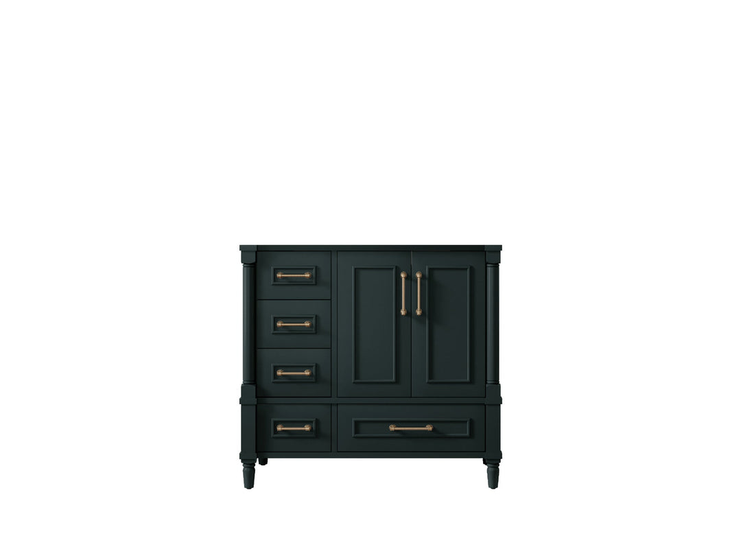Aberdeen 36 in. W x 22 in. D Center Sink Bathroom Vanity - Willow Bath and Vanity