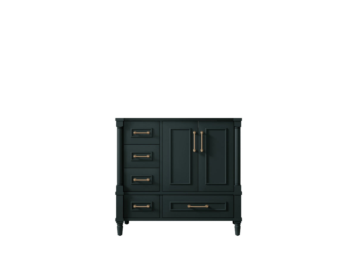 Aberdeen 36 in. W x 22 in. D Center Sink Bathroom Vanity - Willow Bath and Vanity
