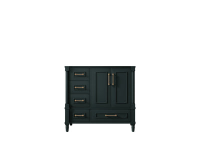 Aberdeen 36 in. W x 22 in. D Center Sink Bathroom Vanity - Willow Bath and Vanity