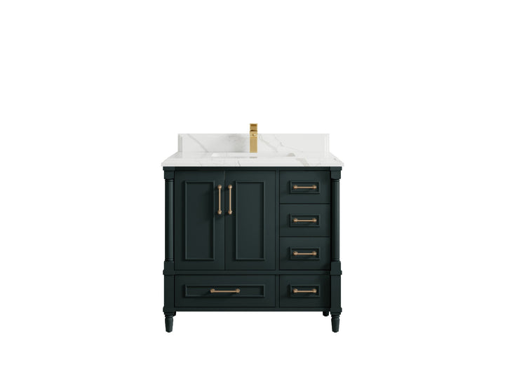 Aberdeen 36 in. W x 22 in. D Center Sink Bathroom Vanity - photo 20