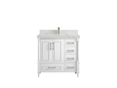 Aberdeen 36 in. W x 22 in. D Center Sink Bathroom Vanity - Willow Bath and Vanity