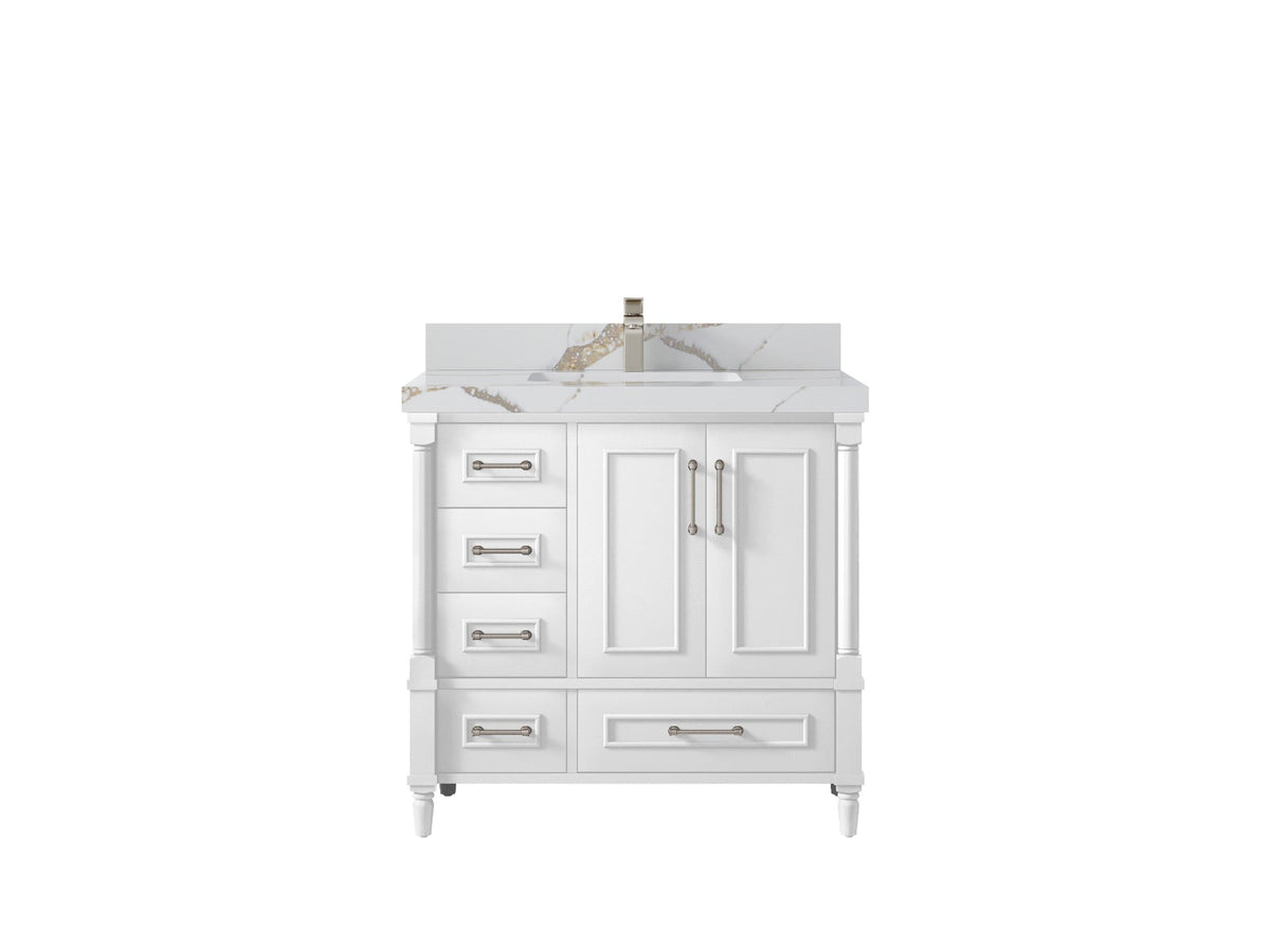 Aberdeen 36 in. W x 22 in. D Center Sink Bathroom vanity - Willow Bath and Vanity