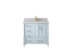 Aberdeen 36 in. W x 22 in. D Center Sink Bathroom vanity - photo 24