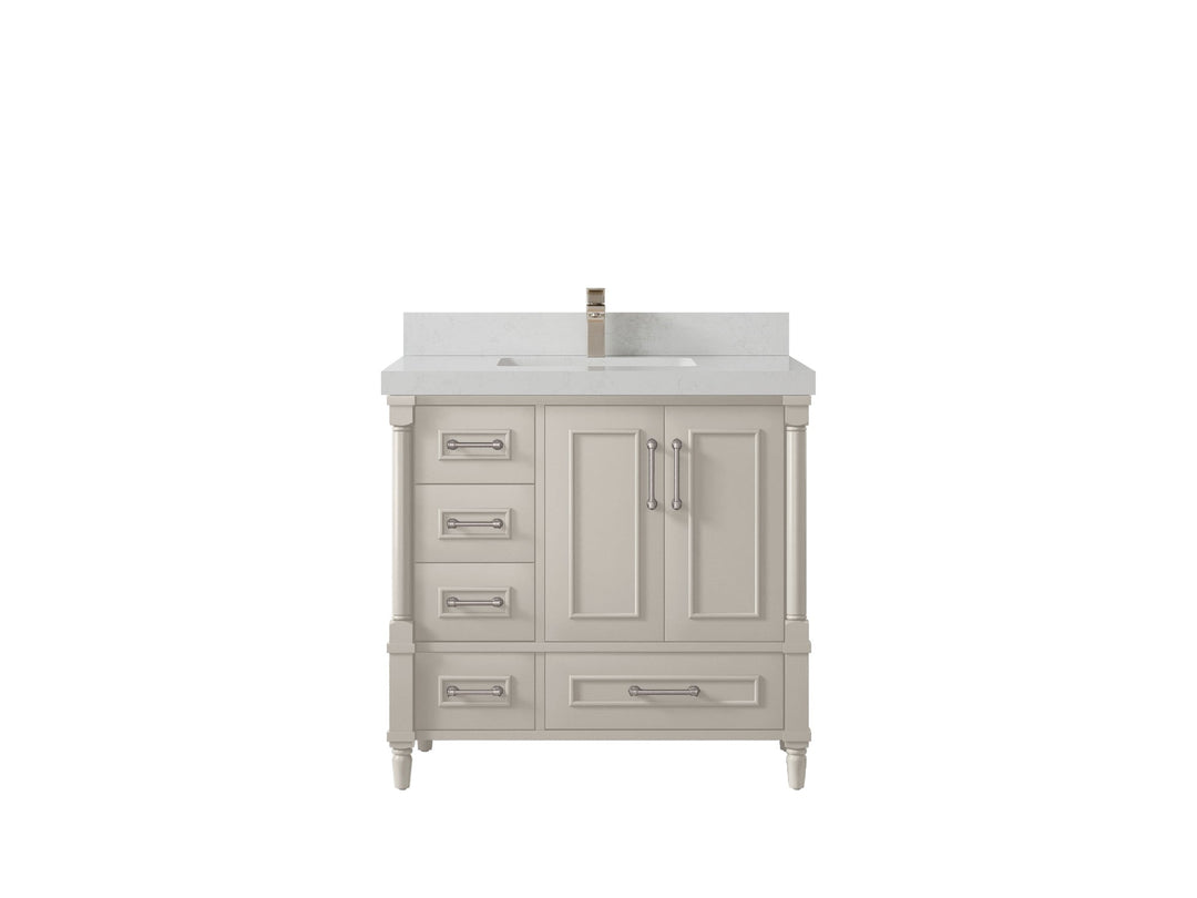 Aberdeen 36 in. W x 22 in. D Center Sink Bathroom vanity - Willow Bath and Vanity