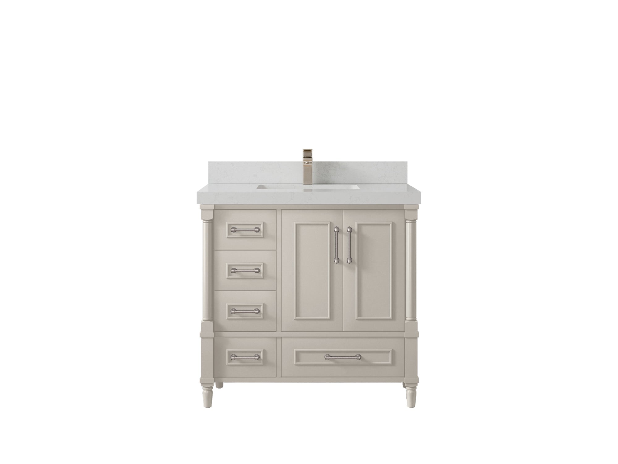 Aberdeen 36 in. W x 22 in. D Center Sink Bathroom vanity - Willow Bath and Vanity