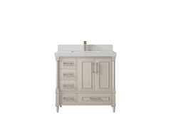 Aberdeen 36 in. W x 22 in. D Center Sink Bathroom Vanity - photo 20