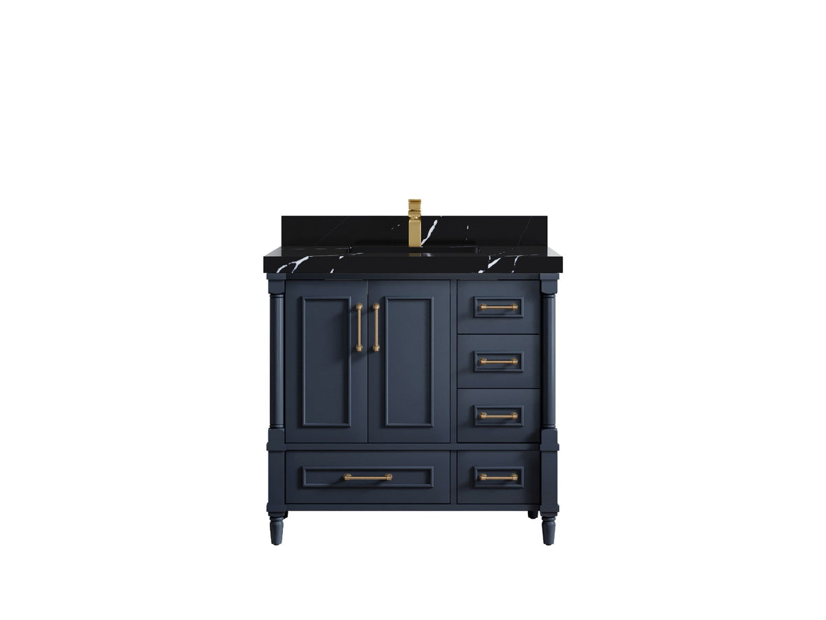 Aberdeen 36 in. W x 22 in. D Center Sink Bathroom Vanity - Willow Bath and Vanity