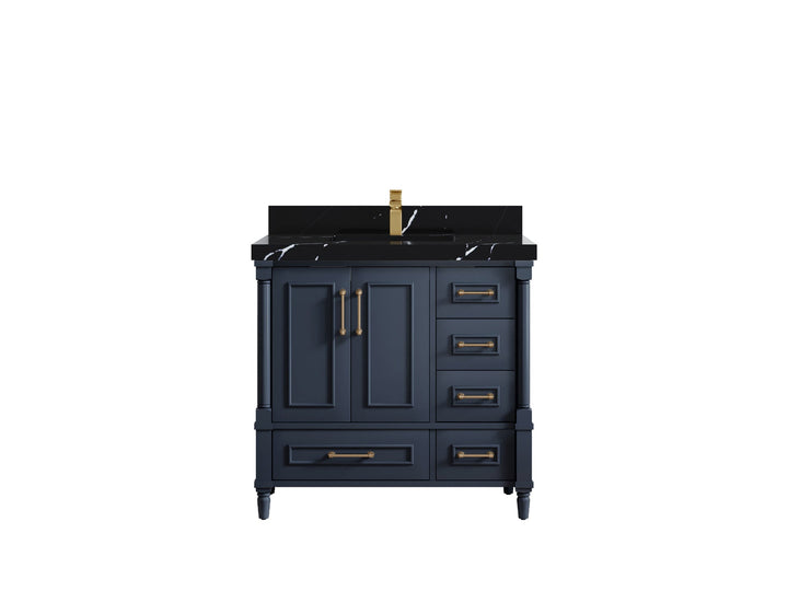 Aberdeen 36 in. W x 22 in. D Center Sink Bathroom Vanity - photo 8