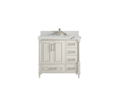 Aberdeen 36 in. W x 22 in. D Center Sink Bathroom Vanity - photo 14