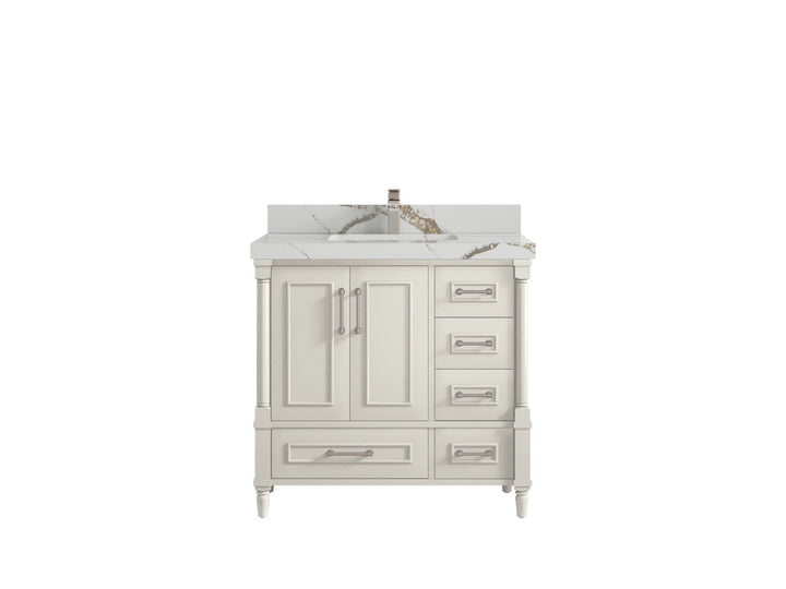 Aberdeen 36 in. W x 22 in. D Center Sink Bathroom Vanity - photo 14