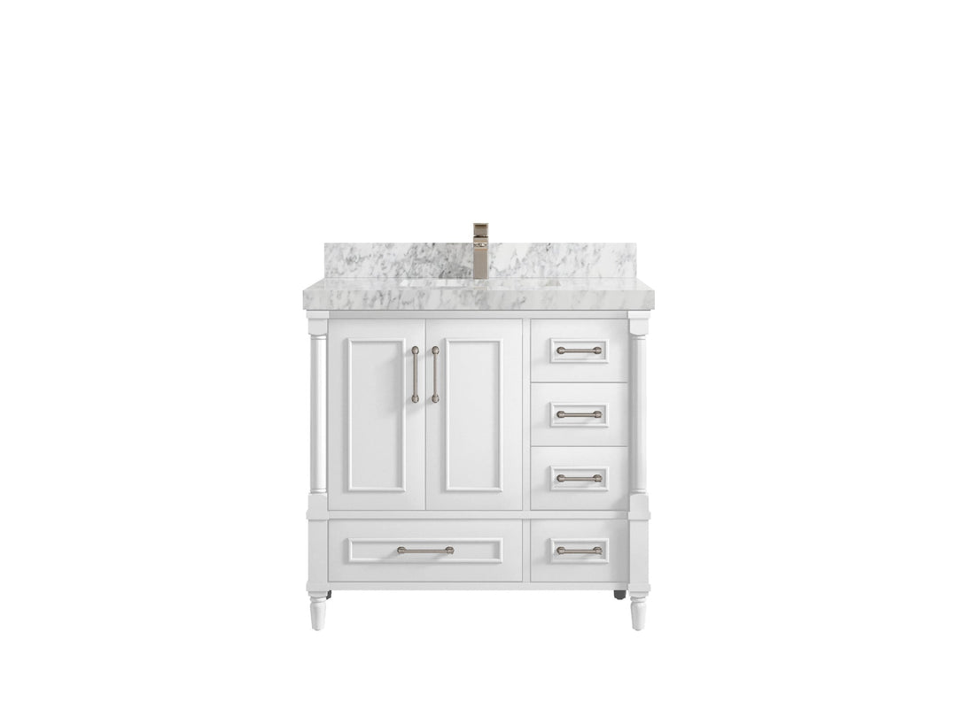 Aberdeen 36 in. W x 22 in. D Center Sink Bathroom Vanity - Willow Bath and Vanity