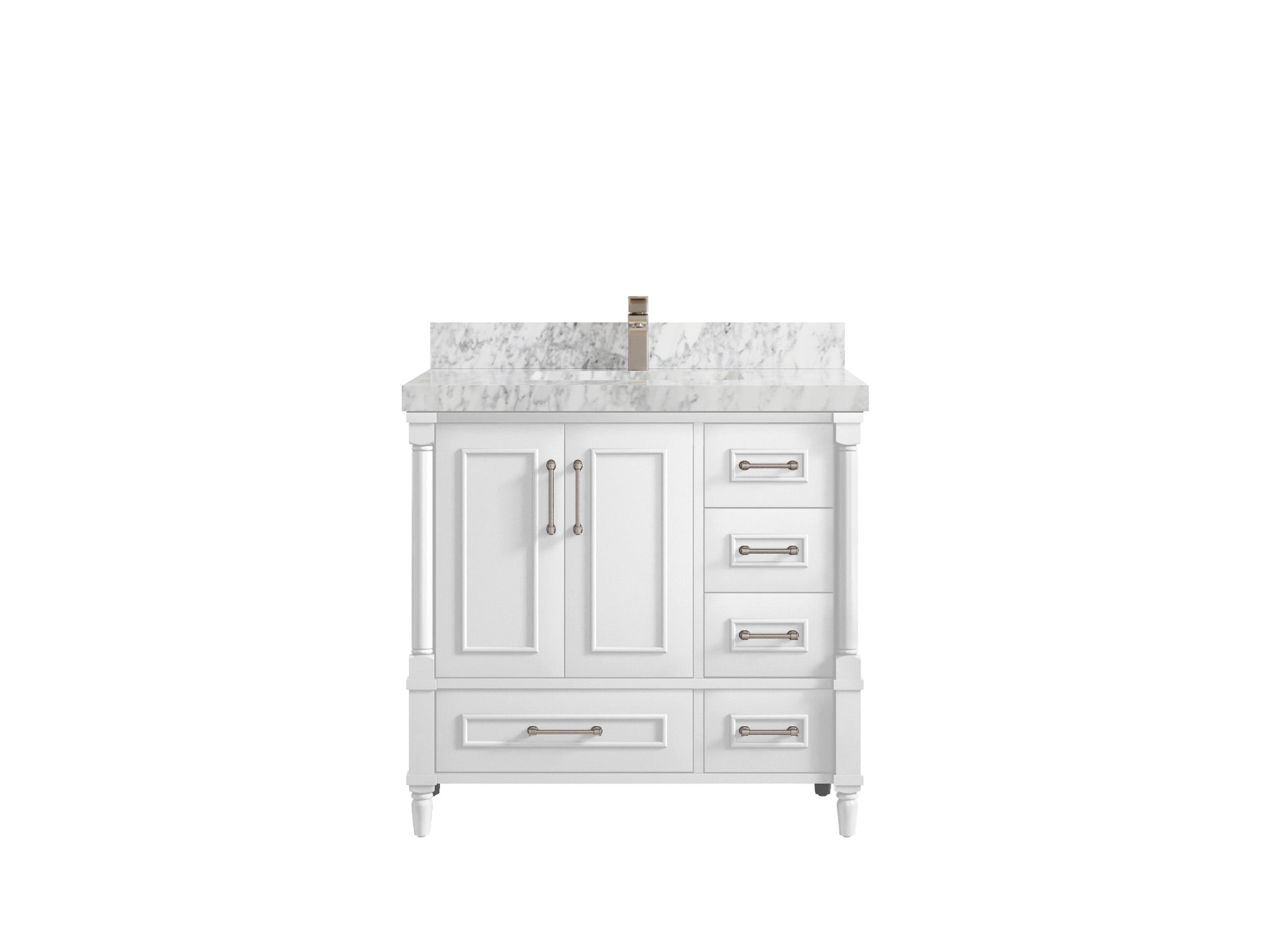 Aberdeen 36 in. W x 22 in. D Center Sink Bathroom Vanity - Willow Bath and Vanity
