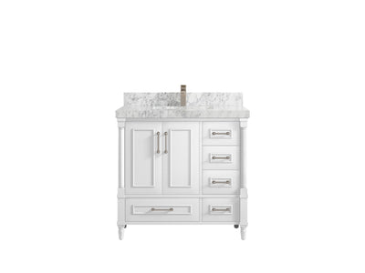Aberdeen 36 in. W x 22 in. D Center Sink Bathroom Vanity - Willow Bath and Vanity