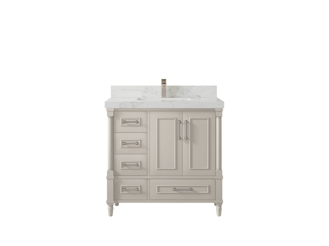 Aberdeen 36 in. W x 22 in. D Center Sink Bathroom vanity - Willow Bath and Vanity