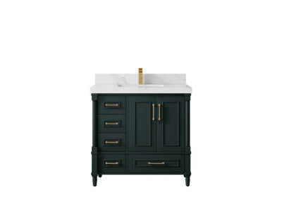 Aberdeen 36 in. W x 22 in. D Center Sink Bathroom Vanity - Willow Bath and Vanity