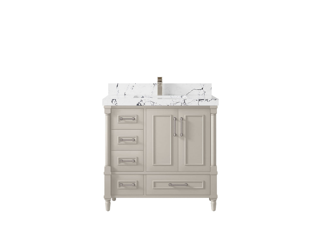Aberdeen 36 in. W x 22 in. D Center Sink Bathroom vanity - Willow Bath and Vanity