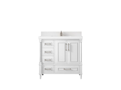 Aberdeen 36 in. W x 22 in. D Center Sink Bathroom vanity - Willow Bath and Vanity