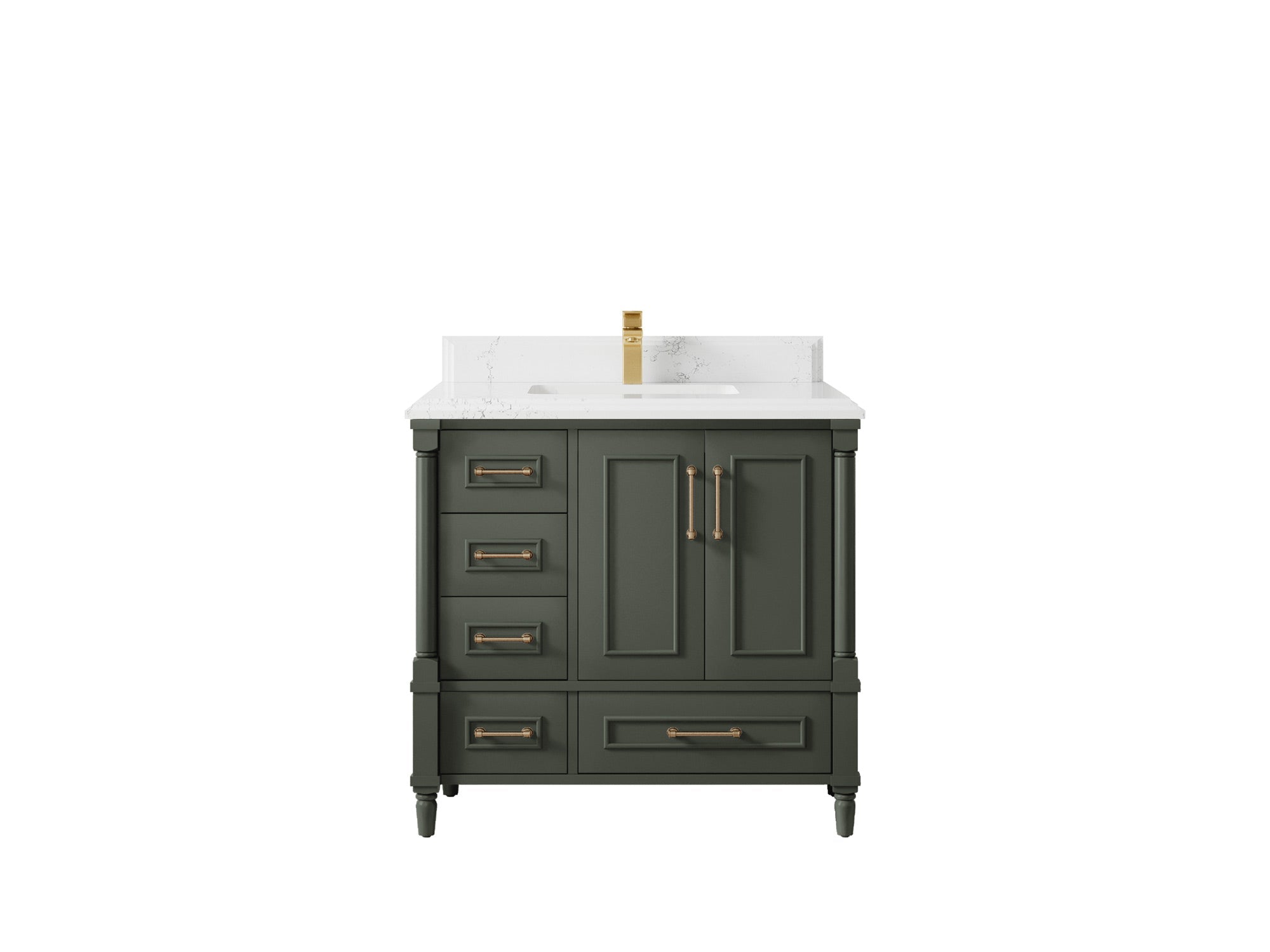 Aberdeen 36 in. W x 22 in. D Center Sink Bathroom vanity - Willow Bath and Vanity