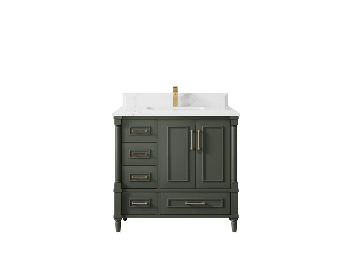 Aberdeen 36 in. W x 22 in. D Center Sink Bathroom vanity - photo 24