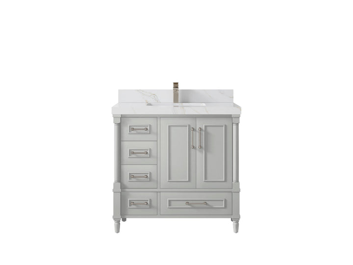 Aberdeen 36 in. W x 22 in. D Center Sink Bathroom Vanity - photo 20
