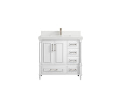 Aberdeen 36 in. W x 22 in. D Center Sink Bathroom Vanity - photo 40