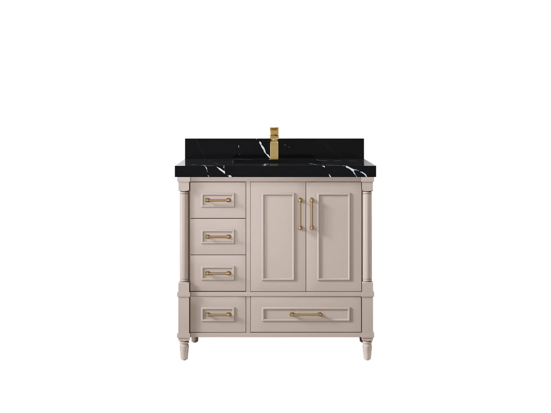 Aberdeen 36 in. W x 22 in. D Center Sink Bathroom Vanity - Willow Bath and Vanity