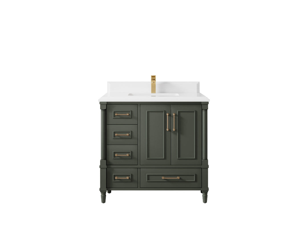 Aberdeen 36 in. W x 22 in. D Center Sink Bathroom vanity - Willow Bath and Vanity